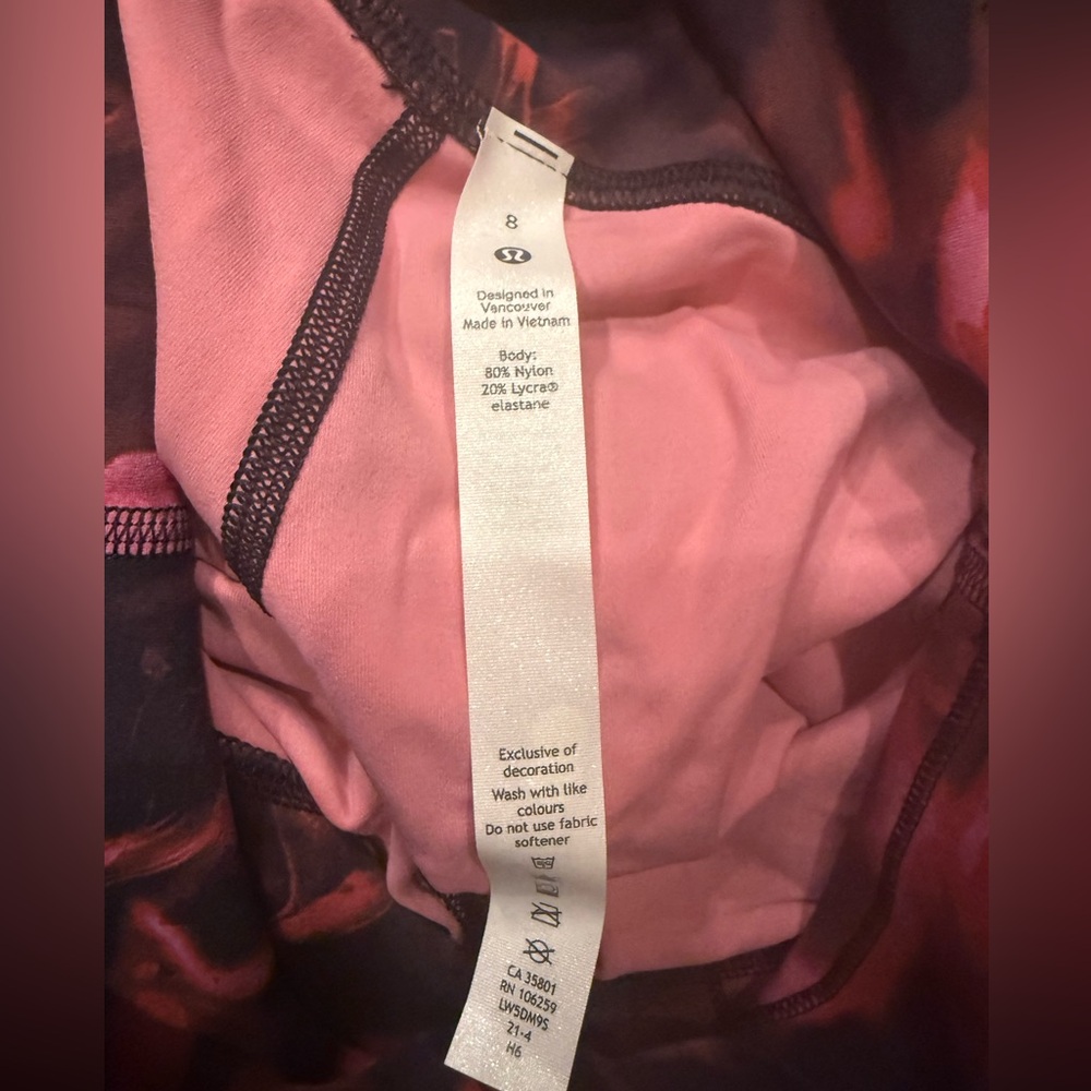 #223 NWT Lululemon Align High-Rise Pant 28"
Intensity Pink Blossom Multi Sz 8 - Picture 7 of 9